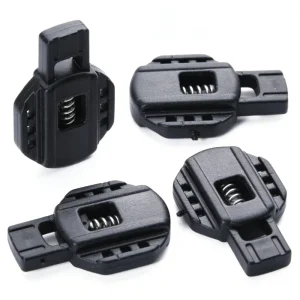 Small Single-Hole Spring Buckle POM Material Waterproof Anti-Slip Adjustable Backpack and Luggage Accessory
