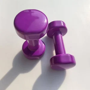 Small Vinyl and Neoprene Dumbbells for Women and Men, Home Gym