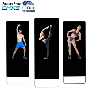 Smart AI Fitness Mirror with Touch Screen Display Digital VR Android Workout Gym Mirror Fitting Room 32inch 43inch LCD Display