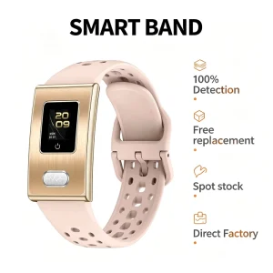 Smart Band ES01 Silicone Touch Screen IP67 Waterproof Heart Rate Sleep Monitor Multi Sport Modes Health Fitness Tracker Unisex
