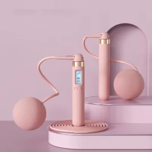 Smart Cordless Rechargeable Jump Rope with Counter for Fitness