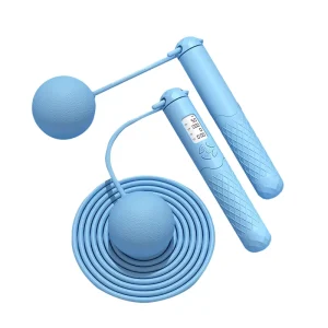 Smart Digital Cordless Fitness Rope Jump Dual Purpose Fat Burning Wire Rope Counting Equipment PP Material Speed Feature