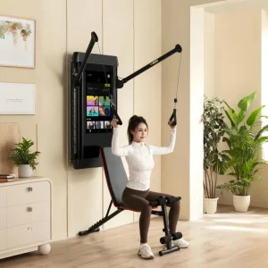 Smart Fitness Mirror with LCD Display for Commercial Gym Equipment