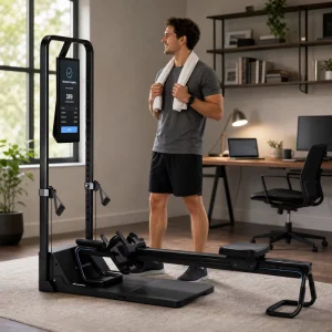 Smart Indoor Gym Machine OEM ODM Multi-Station Fitness Equipment 21″ HD Touchscreen & Aluminum Frame for Global Market