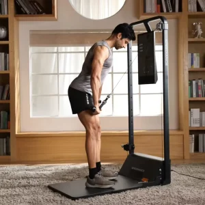 Smart Multi-Station Home Gym Machine with Steel Construction for Back and Leg Training