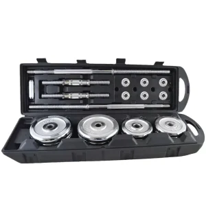 Smart Quick Lock Adjustable Cast Iron Dumbbell OEM Custom Logo Home Commercial Gym Fitness Free Weight Set