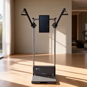 Smart Resistance Training System with Smart Weight Adjustment and Compact Space-Efficient Design for Home Workout Gym
