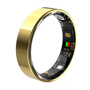 Smart Ring Fitness Tracker with App Control, Health and Sleep Monitoring, 5ATM/IP68 Waterproof