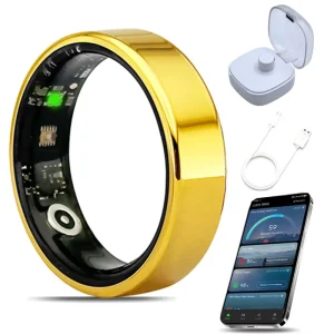 Smart Ring Waterproof Fitness Tracker Video Switching IOS Android Men Women Health Ring