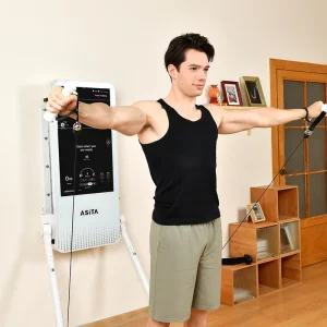 Smart Wall-Mounted Multi-Function Home Gym Strength Station, Metal