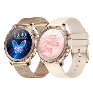 Smart Watch V65 Round Screen Gold Silver Black Fitness Smart Bracelet Smart Watch for Lady Woman Female