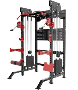 Smith Machine Commercial Gym Cable Crossover Trainer for Weight Strength Training Bodybuilding and Legs Exercise