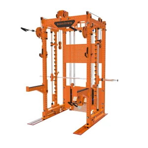 Smith Machine & Dual Adjustable Pulley Gym Strength Training Equipment with CE Factory Direct Q235
