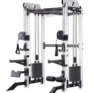 Smith Machine Power Rack Functional Trainer Dual Cable Crossover Customizable