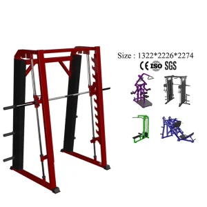 Smith Machine Steel Integrated Gym Trainer Fitness Equipment