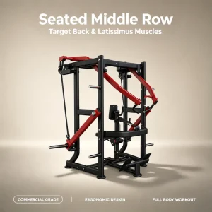Smooth Cable Pull System Seated Middle Row Strength Training Multi-Function Smith Machine
