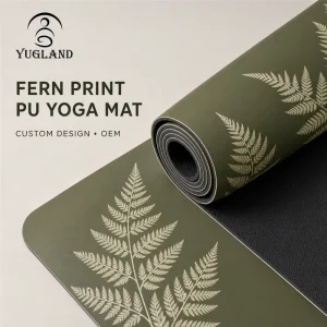 Smooth PU Yoga Mat, Anti-Tear, for HIIT and Gym