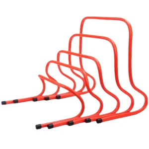 Soccer Agility Training Bending Hurdles