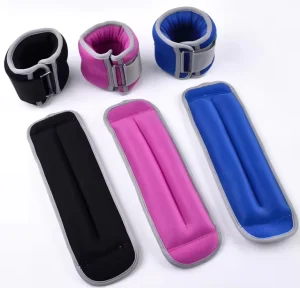 Soft Adjustable Ankle and Wrist Weights for Unisex Gym Strength Training