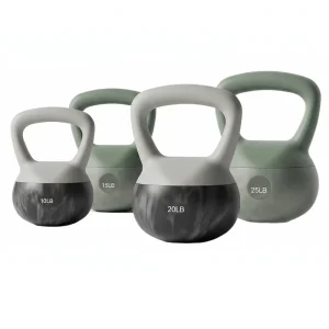 Soft Anti-Scratch Shock-Absorbing Kettlebell for Home Gym Full-Body Strength Training
