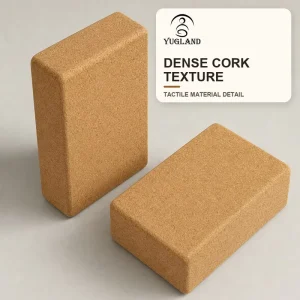 Soft Cork Yoga Block Dual Layer Non-Slip Stretching Pad for Home Workout Pilates Training Factory