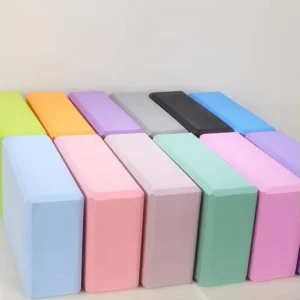 Soft EVA Yoga Block with Non-Slip Surface and Beveled Edges for Yoga, Pilates, and Meditation