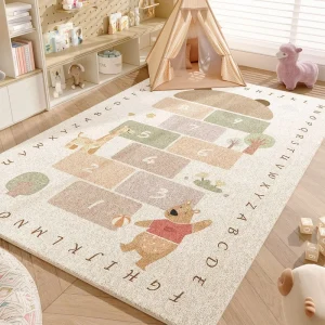 Soft Eco-Friendly Non-Slip Washable Kids Play Mat for Living Room or Bedroom