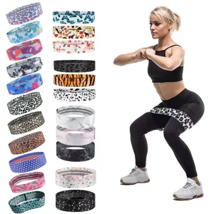 Soft Fabric Booty Resistance Bands for Leg and Hip Exercise, 3 Levels