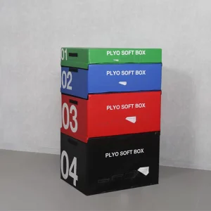 Soft Foam 4-in-1 Anti-Slip Plyometric Jump Box Set