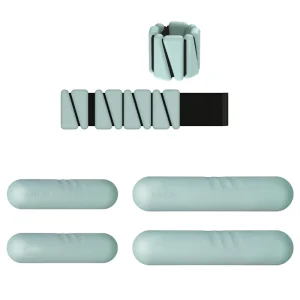 Soft Grip Pastel Silicone Hand Weights with Cast Iron Core for Women’s Barre and Home Fitness