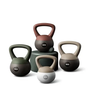 Soft Kettlebell KP001B for Women & Men Home Fitness Glute Training Swinging Squat Equipment 6kg