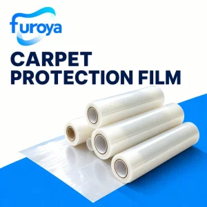 Soft PE Carpet Protection Film Machine Grade 60cm Width for Builders Contractors and Installation Experts