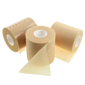 Soft PU Sports Foam Tape 7cm x 27m, Breathable Latex-Free Waterproof Muscle Wrap Bandage