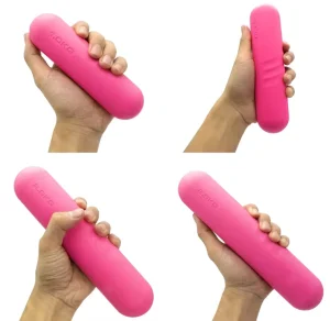 Soft Pastel Silicone Hand Weights with Cast Iron Core for Women’s Home Fitness and Barre Workouts