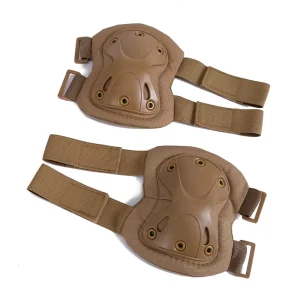 Soft Sports Knee and Elbow Pads with TPR/EVA Foam Shock Absorption
