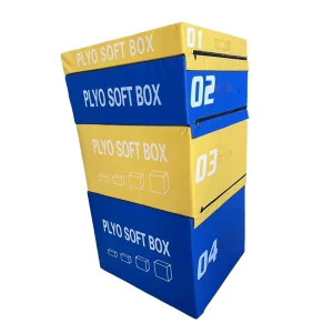 Soft Stackable Plyometric Jump Box Set for Strength Training
