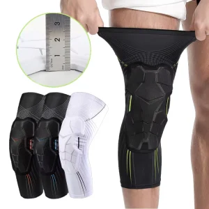Soft Thickened EVA Knee Pads Anti-Collision Breathable Compression Support Guard for Basketball Football Cycling Fitness