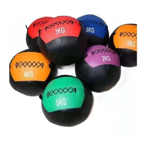 Soft Wall Ball CrossFit Medicine Ball PU Leather Weighted for Core Strength Training