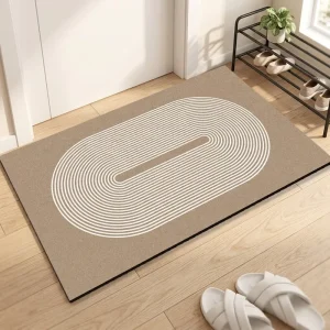 Soft Washable Foam Kitchen Bathroom Floor Mat Non Slip Water Absorbent Quick Dry Novelty Kilim Rug for Coffee Themed Home Decor