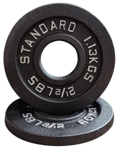 Solid Cast Iron Weight Plate Set for Dumbbell and Barbell Strength Training Home Gym