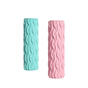 Solid EVA Foam Roller, Yoga Block, and Massage Mace for Muscle Massage and Beginner Rolling