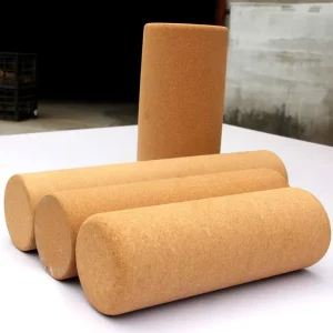 Solid Natural Cork Yoga Roller High-Density Muscle Relaxation Massage Foam Roller Customizable