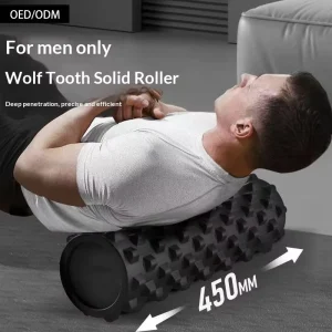 Solid Spiky Foam Roller Back Massage Yoga Equipment MB001