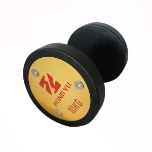 Solid Steel Round-Head Fixed-Weight Dumbbell Set for Home Gym Strength Training