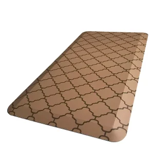 Solid Washable Multi-Purpose Black Anti-Fatigue Kitchen Rugs Thick PU PET-Friendly Kitchen Carpet