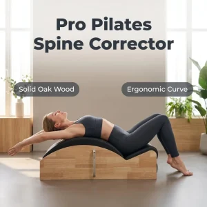 Solid Wood Spine Corrector Pilates Equipment for Home Gym