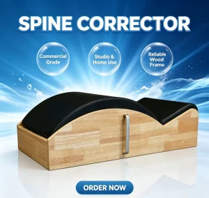 Solid Wood Spine Corrector Small Size Adjustable Home Workout Equipment for Spine Relaxation