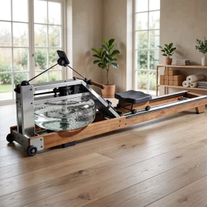Solid Wood Water Rowing Machine Heavy Duty Commercial Gym Cardio Fitness Equipment
