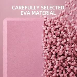 Solid Yoga Block Beveled Edge EVA Foam Block Golden Ratio Design Comfortable Grip Precise Edging Professional Yoga Props