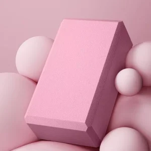 Solid Yoga Block High Density EVA Foam Block for Yoga Pilates Balance Training Posture Support Stretching Fitness Home Gym